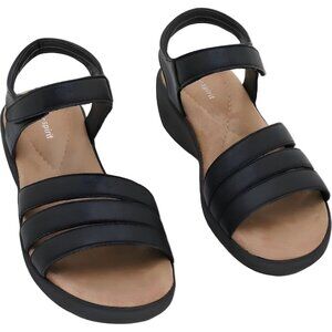 Easy Spirit Kenton Black Strappy Comfort Sandals for Women US 7M